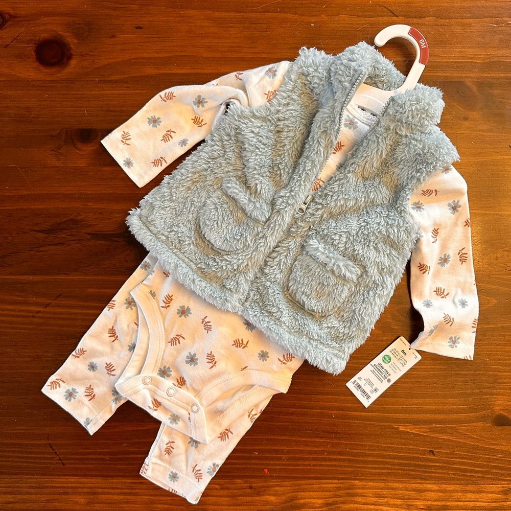 Carters 3 Piece Vest Set